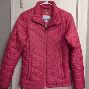 Columbia Women's Vibrant Red Puffer Jacket